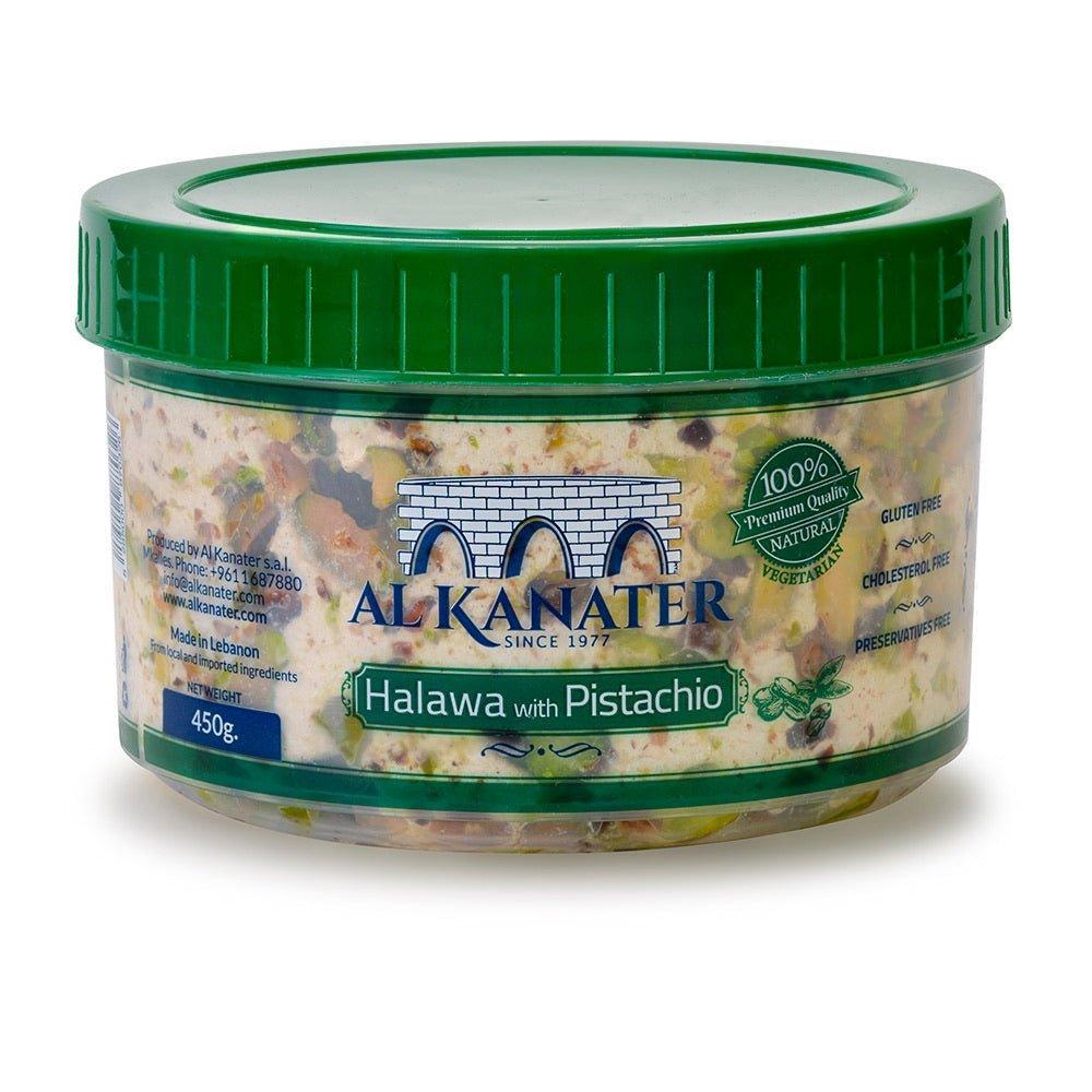Halawa with Pistachio Al Kanater 1Lb (454g) - Shiraz Kitchen