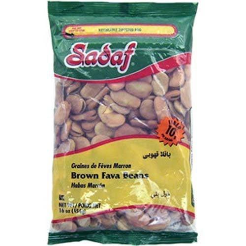Sadaf Brown Fava Beans 16OZ - Shiraz Kitchen