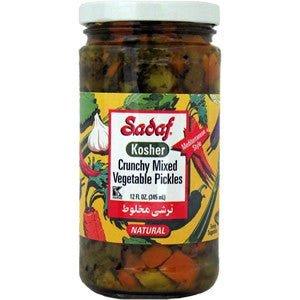 Sadaf Crunchy Mixed Vegetable Pickles 12fl.OZ - Shiraz Kitchen