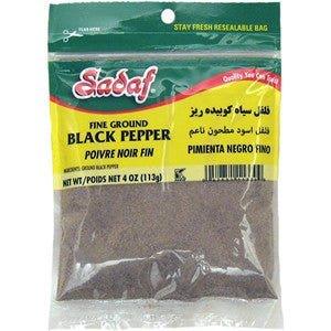 Sadaf Fine Ground Black Pepper 4 OZ - Shiraz Kitchen