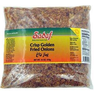 Sadaf Fried Onions Golden Crispy 16OZ - Shiraz Kitchen