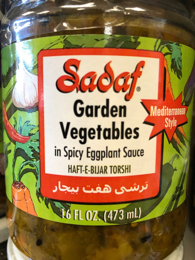 Sadaf Garden Vegetables - Haft-e-Bijar Torshi 16fl.OZ - Shiraz Kitchen