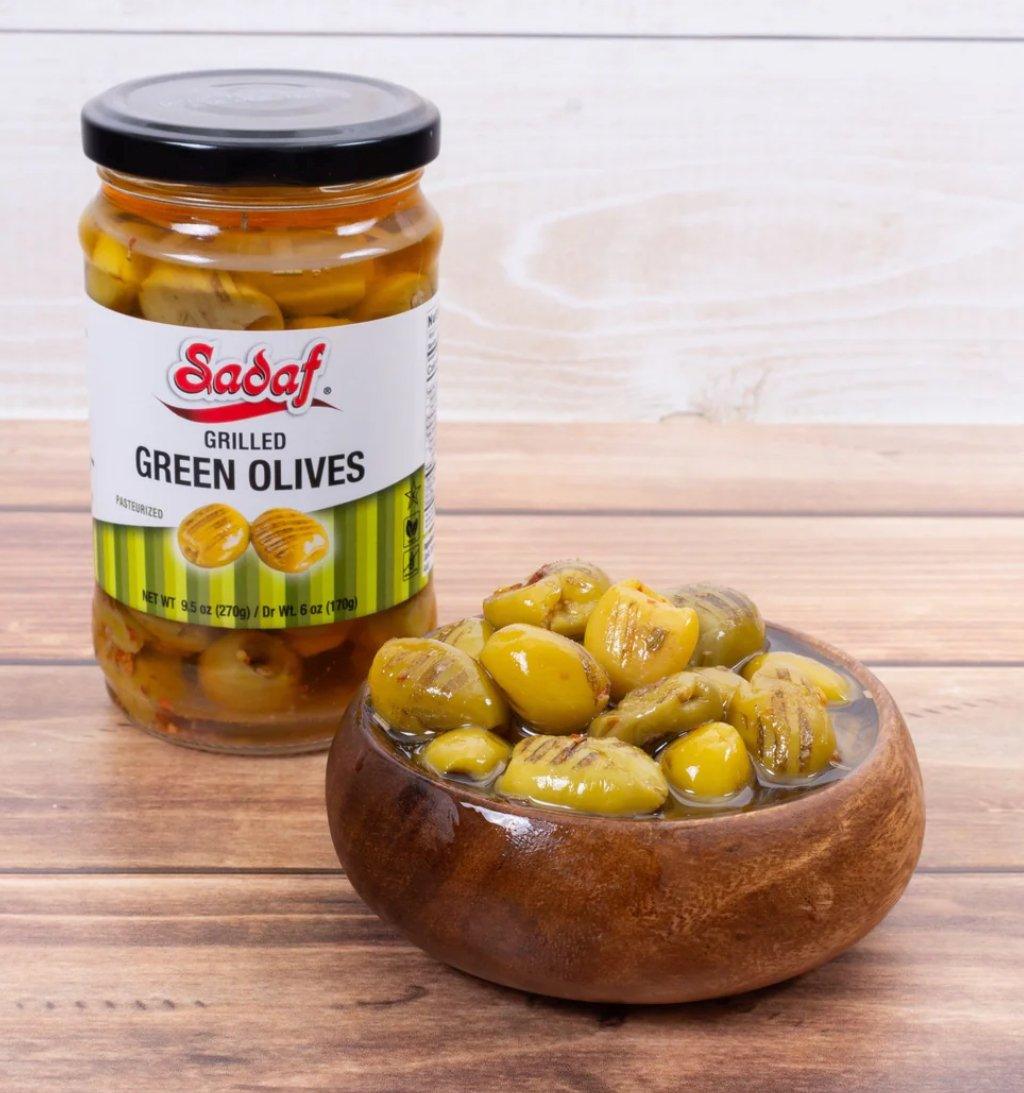 Sadaf Green Olives | Grilled - 9.5 oz - Shiraz Kitchen