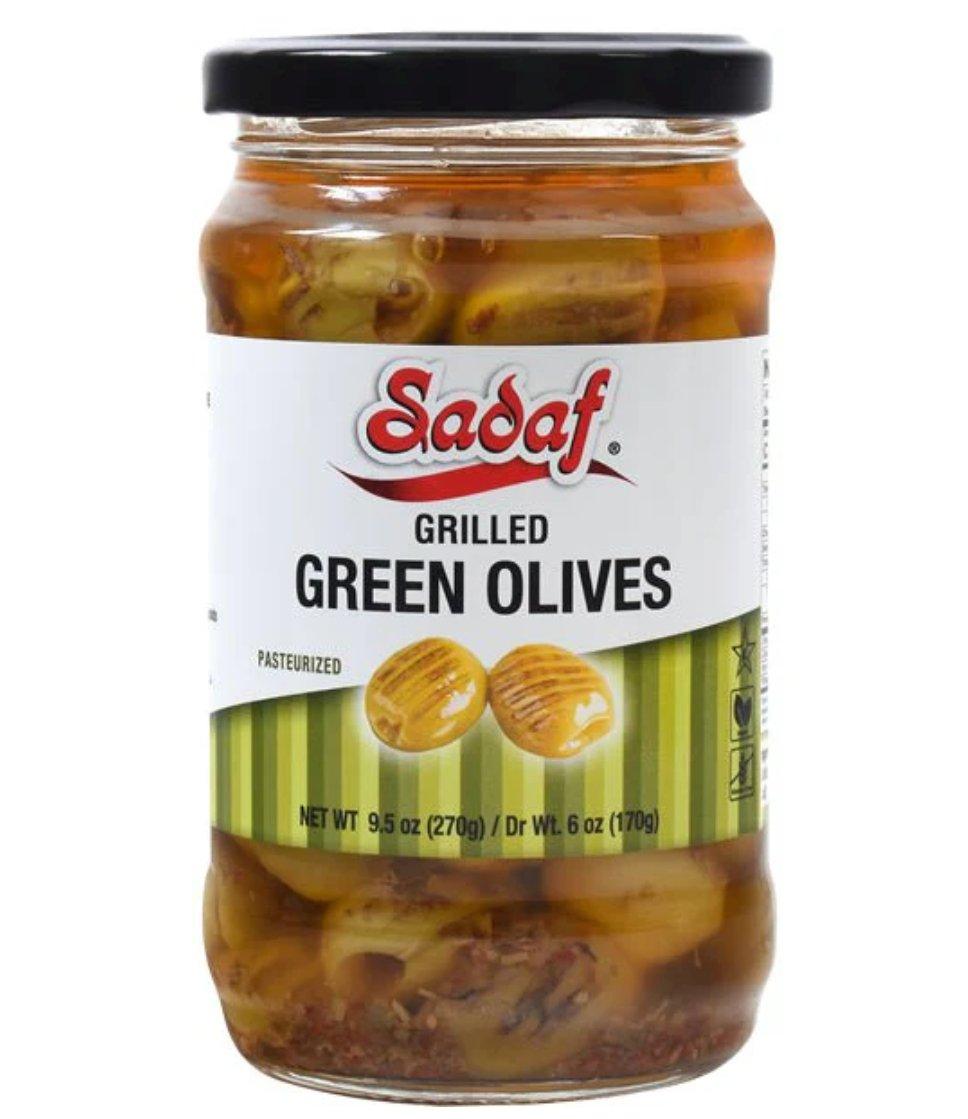Sadaf Green Olives | Grilled - 9.5 oz - Shiraz Kitchen