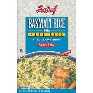 Sadaf Mix Herb Rice 12oz - Shiraz Kitchen