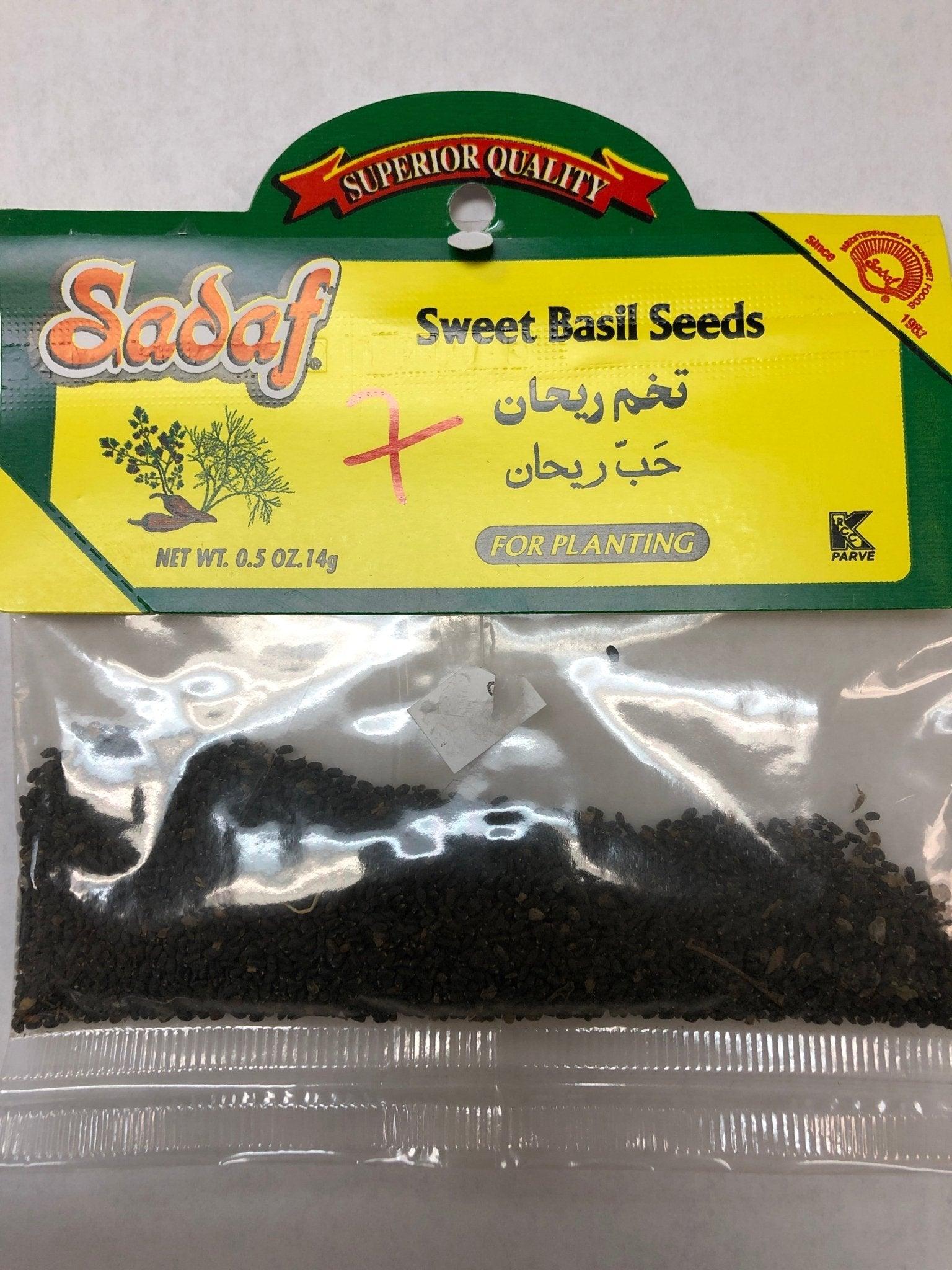 Sweet Basil Seeds - Shiraz Kitchen