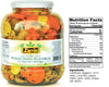 Zarrin Pickled Mixed Vegetables In Glass Jar - Shiraz Kitchen