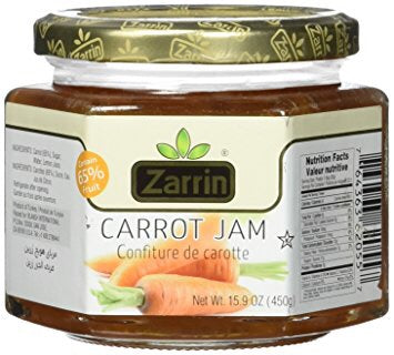 Zarrin Carrot Jam 15.9 oz (450g)