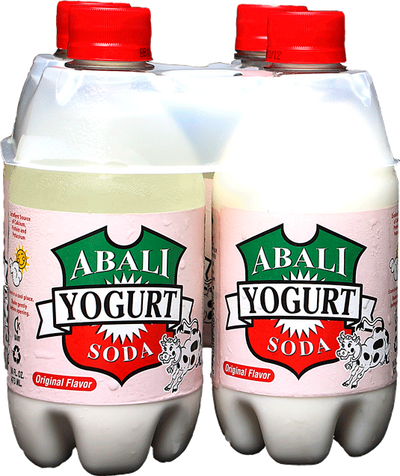 Abali Yogurt Soda Original Flavor 16oz (4pcs)