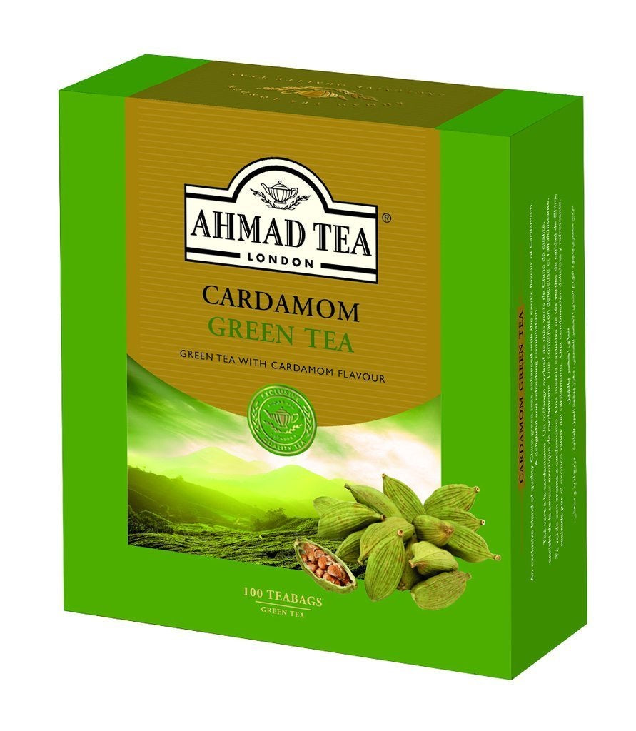 Ahmad Tea Cardamom Green Tea 100 T/B