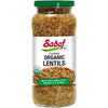 Sadaf Cooked Organic Lentils in Jar 19.05 oz