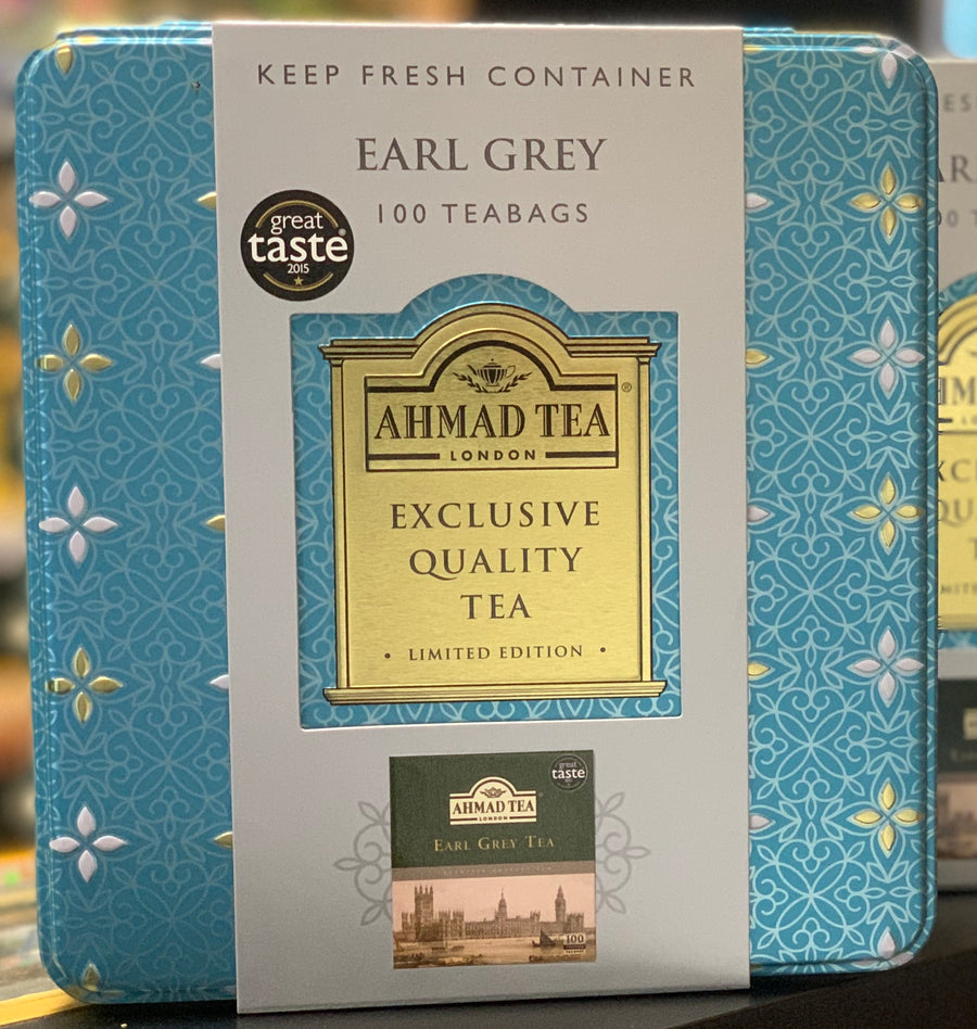 Ahmad Tea Earl Grey 100 Tag/Tin Limited Edition